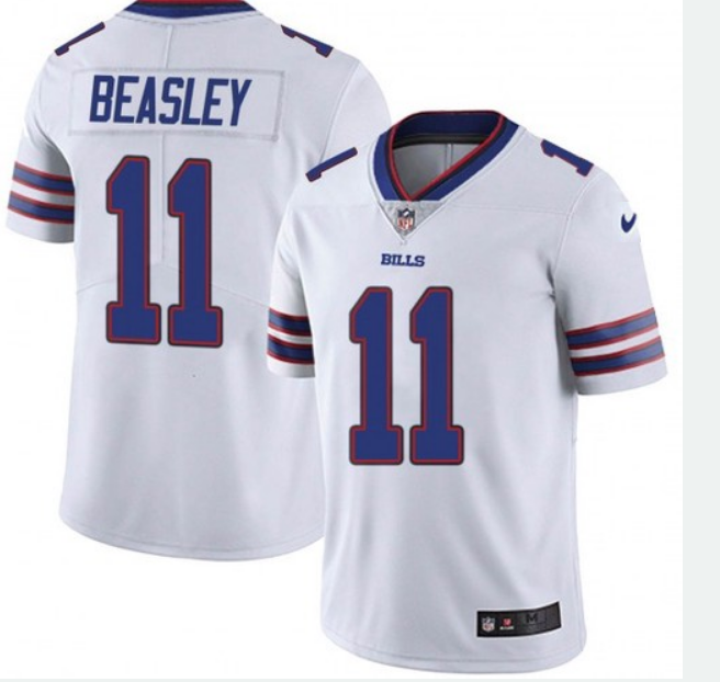 Men's Buffalo Bills #11 Cole Beasley White NFL Vapor Untouchable Limited Stitched Jersey Men's Buffalo Bills #11 Cole Beasley White NFL Vapor Untouchable Limited Stitched Jersey